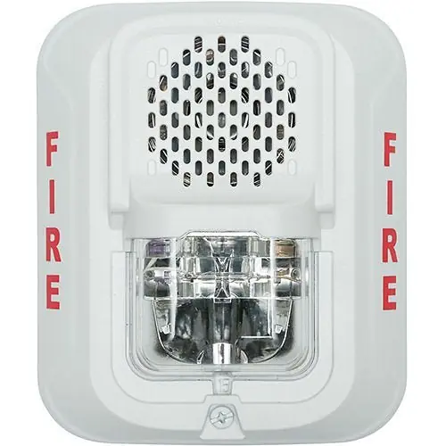 System Sensor P2WL-LF L-Series Low Frequency Sounder Strobe Wall Mount FIRE Marking