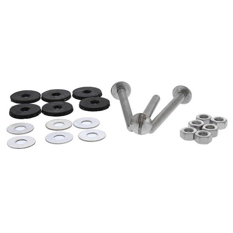 Jones Stephens C03280SS 5/16 in. x 3 in. Premium Stainless Steel Tank to Bowl Bolt Set, Pack of 3