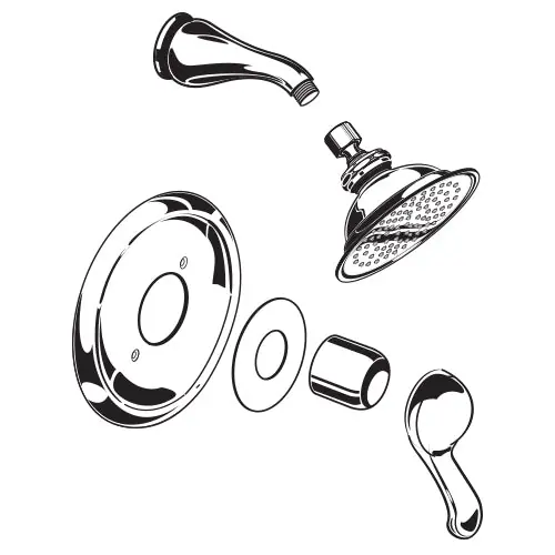 GROHE T808501.299 Trim Kit Shower Only with Rough-In Valve