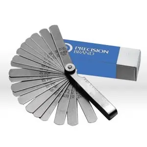 Precision Brand 19821 Feeler Gage Steel 3 Rounded - 25 Fan Blade