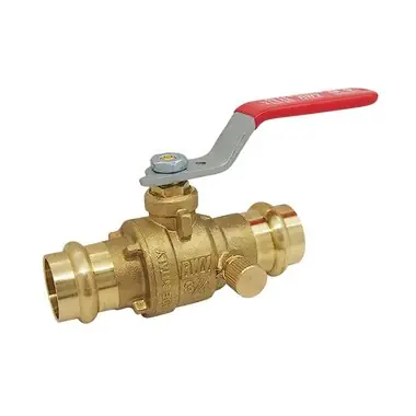 Red-White Valve Corp 5020ABD1/2 Low Lead Brass EzPRESS Ball Valve With Drain
