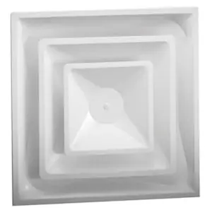 Hart & Cooley 2002141 Fixed Pattern T-Bar Ceiling Diffuser with R6 Insulation 8 in