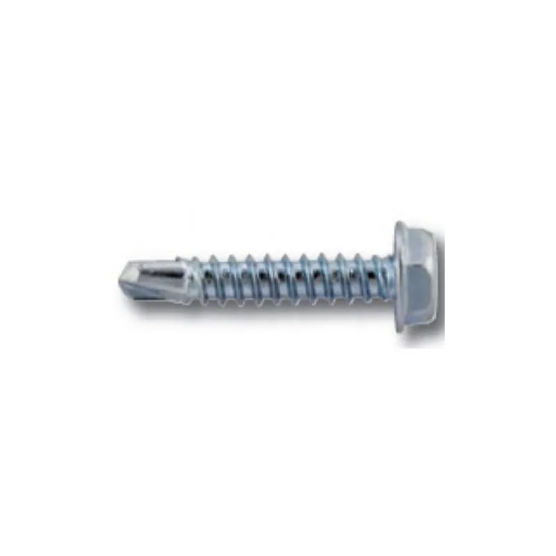 Peco 8X1/2DP500 Hex Washer Head Self Drill Screw Zinc 500 Pack