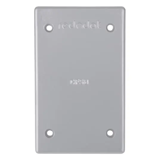 ABB CFSB 1-Gang FS/FD Aluminum Blank Cover + Replacement CFSB