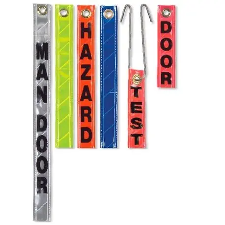 Cab Products CAB7202 Clip-On Marker, Red/Yellow, 2 in L x 9 in W