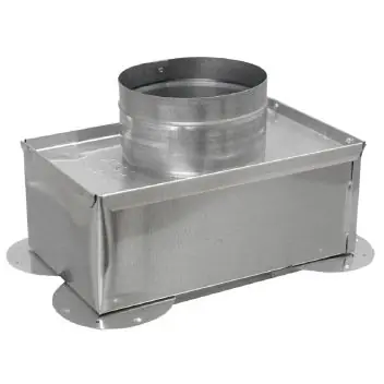 Cody 6416128 Insulated Register Box, 6 in L x 12 in W x 8 in Collar