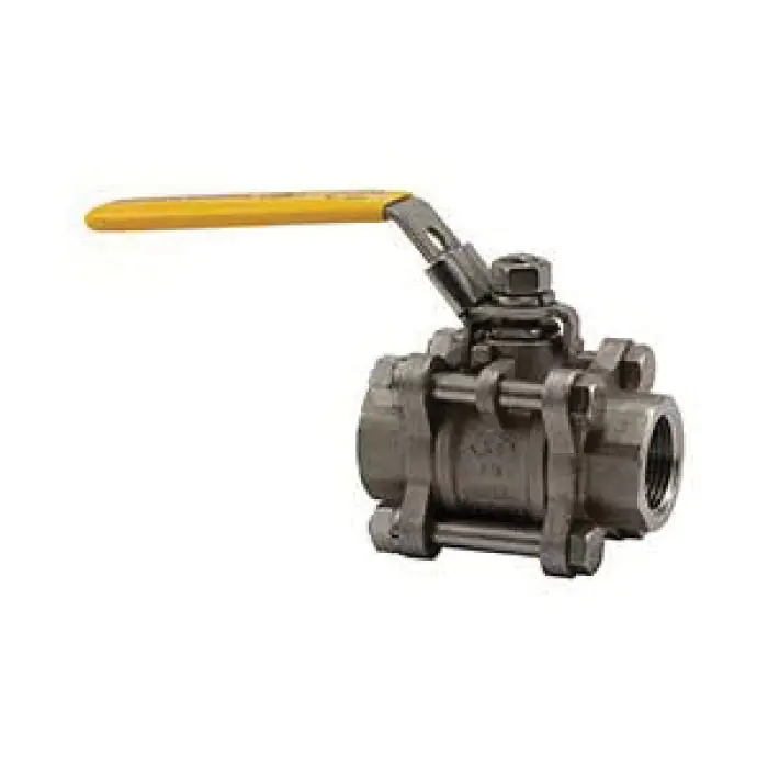 Merit Brass KV310FP-12 K Series 3-Piece KI-Pattern Ball Valve 3/4 in