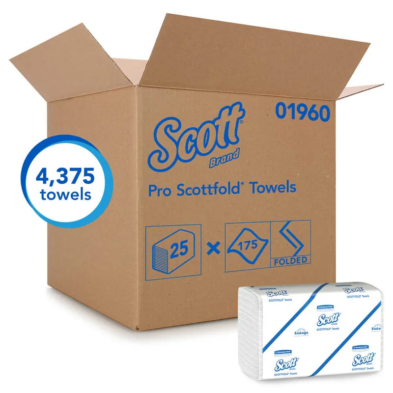Scott 1960 Hand Towel White Pack of 175