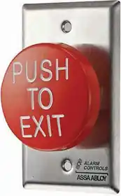 Alarm Controls TS-60 Request-to-Exit Station with Pneumatic Timer (Single Gang) REPLACEMENT MPN