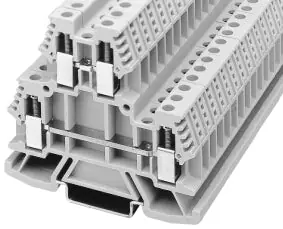 Rockwell Automation 1492-WD6 IEC Terminal Block, Two-Circuit Feed-Through Block