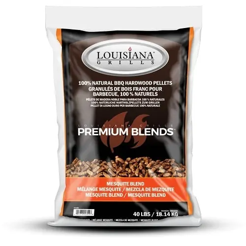 Louisiana Grills 55408 Texas Mesquite Wood Pellets, 40 lb Bag