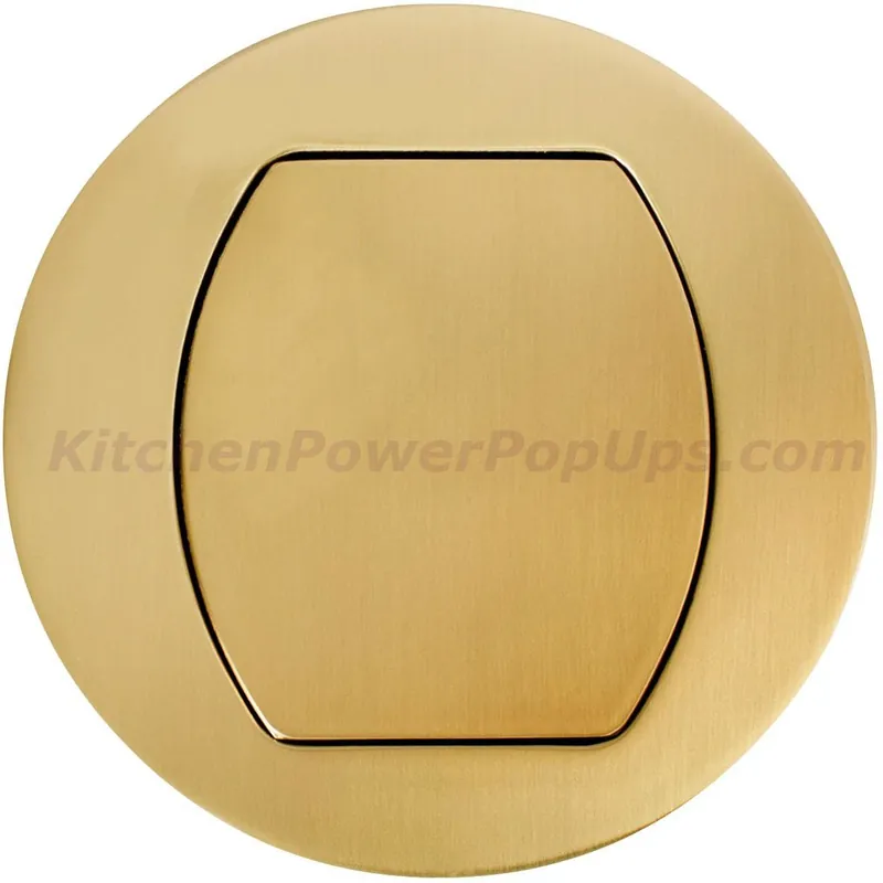 Hubbell RCT111BR Flush Mount Trim Kit - Brass