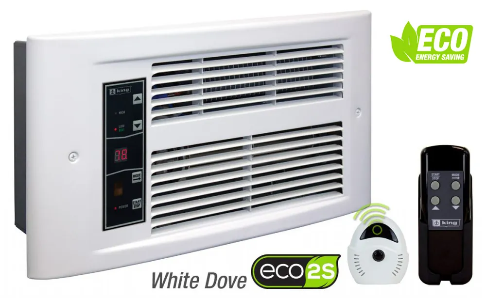 King Electrical Mfg. Co. PX2417-ECO-WD-R PX Eco 240V 1750W White Dove Color Packaging