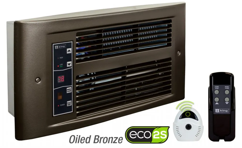King Electrical Mfg. Co. PX2417-ECO-OB-R PX Eco 240V 1750W Oiled Bronze Color Packaging