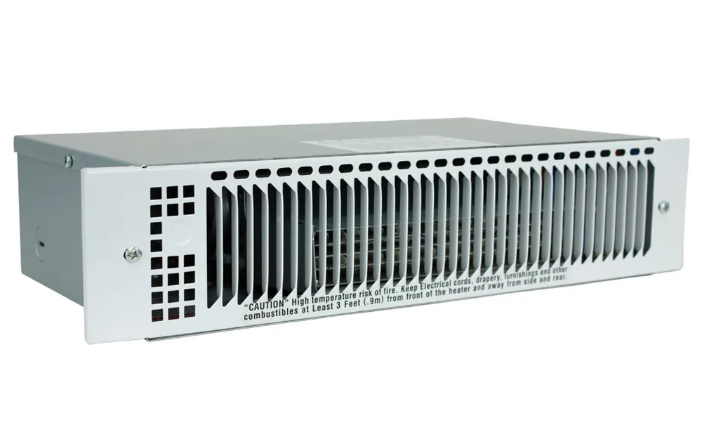 King Electric KT2415-MW-W KT Multiwatt Kick Space Heater 240/208V 1500W/1125W