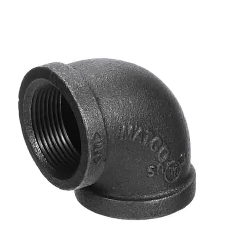 Middleby 23122-0007 Elbow, 90 Blk 1 1/4