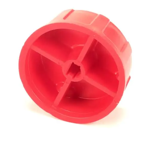 Lang 2R-70700-09 Knob Blank Universal Red