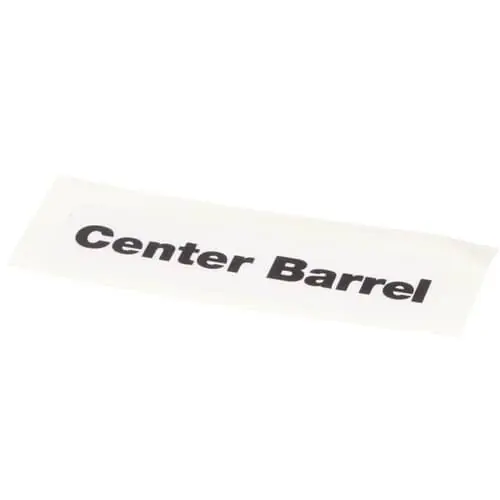 Stoelting C-1000-25J Center Barrel Tag